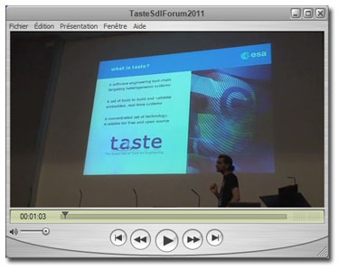 Taste presentation
