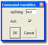 Command variables